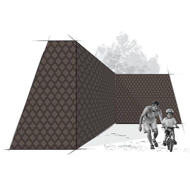 Atom cross visualization