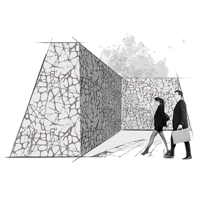 Atom cross visualization