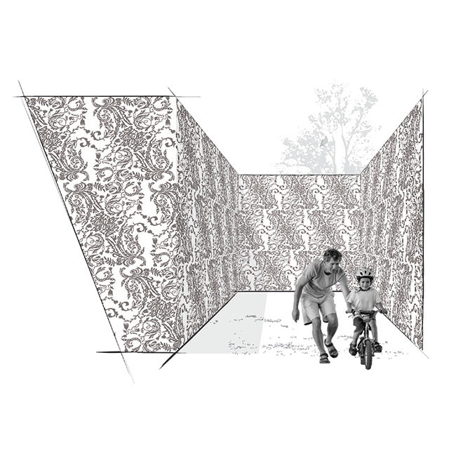 Atom cross visualization