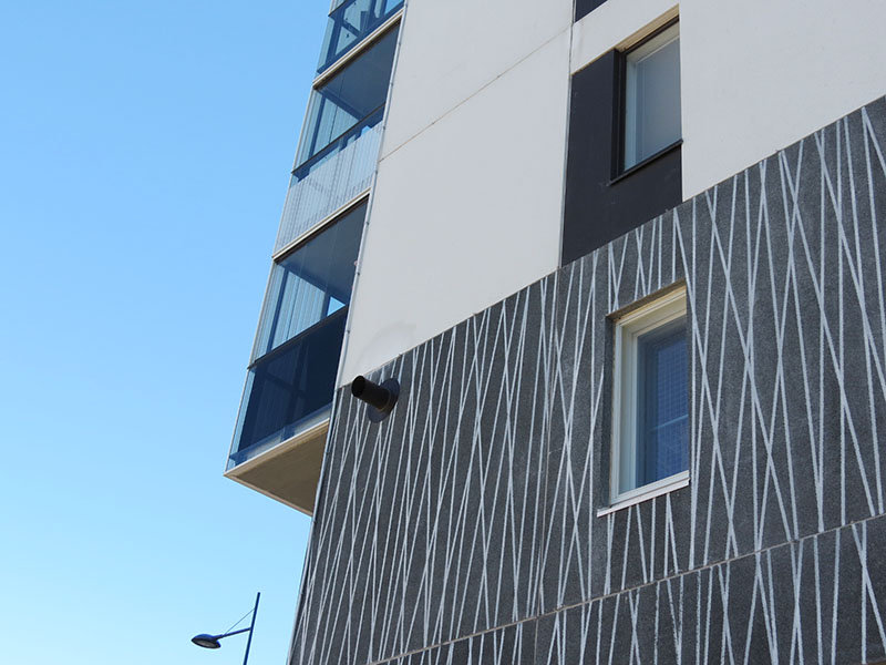 Graphic Concrete Espoo Koho Perho Residential Building