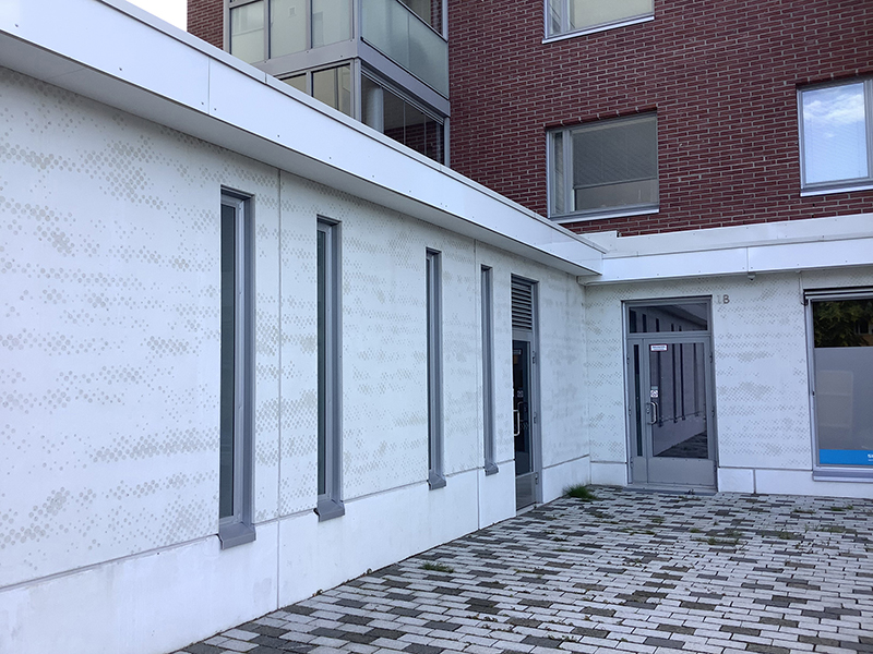 Graphic Concrete Suopursunpuisto Residential Building