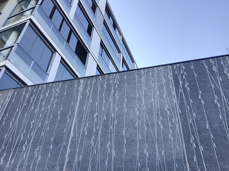 Graphic Concrete Vantaa Herne Residential Building