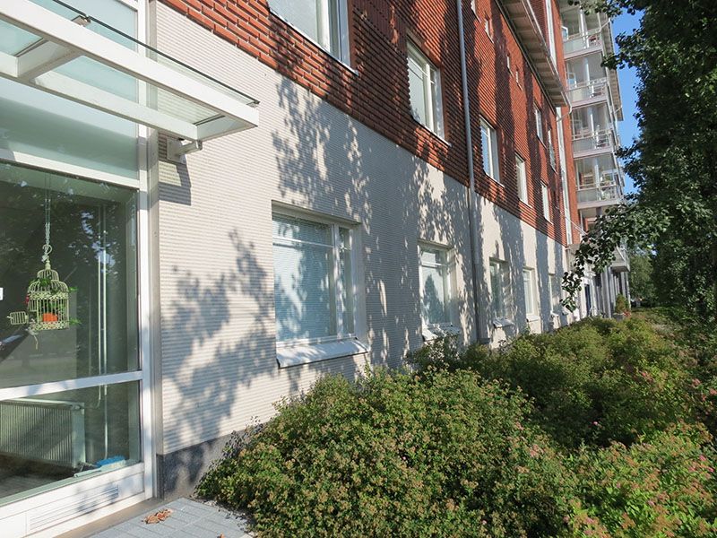 Graphic Concrete Folkhälsa Senior Residential Building