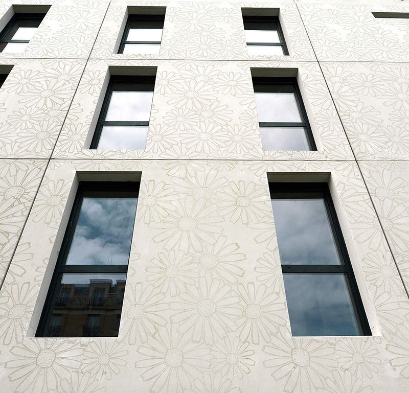 Graphic Concrete Marguerites Housing