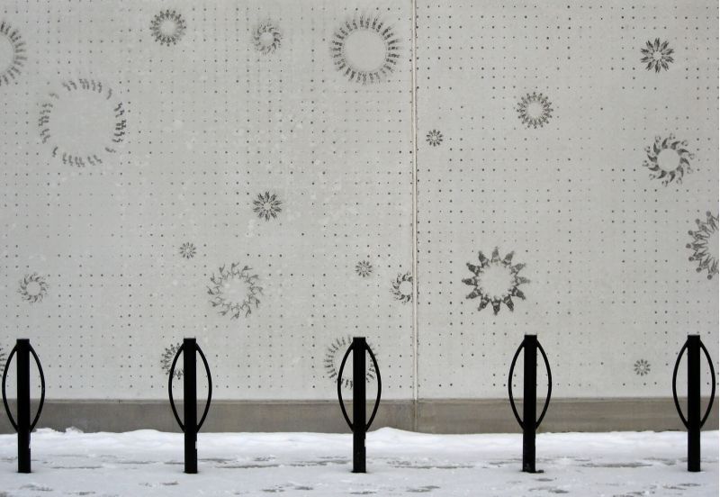 graphic concrete frölunda shopping centre