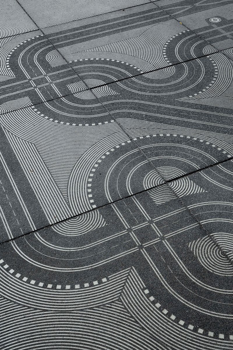 Graphic Concrete Ymere Eenhoorn Circuit Amsterdam