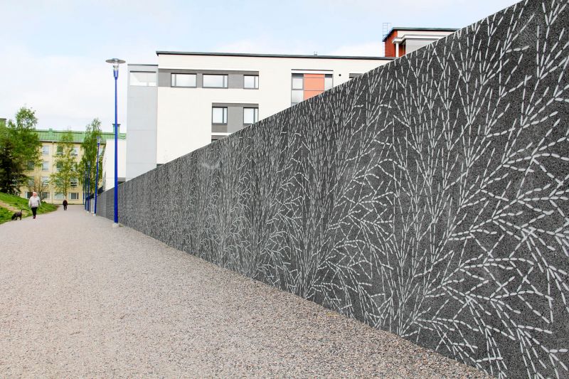 Graphic Concrete Viertola Wall